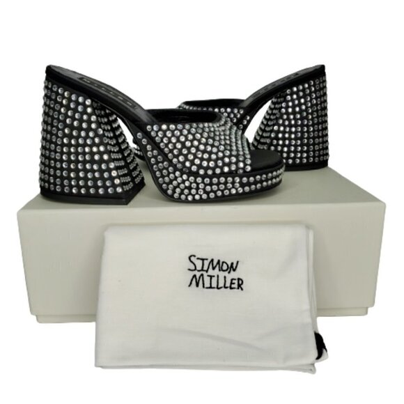 Simon Miller Slice Embellished Platform Sandals - Picture 6 of 7